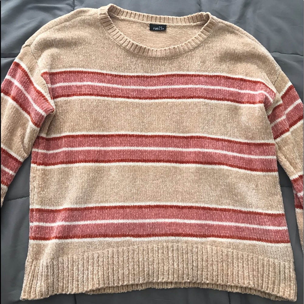 striped knitted sweater